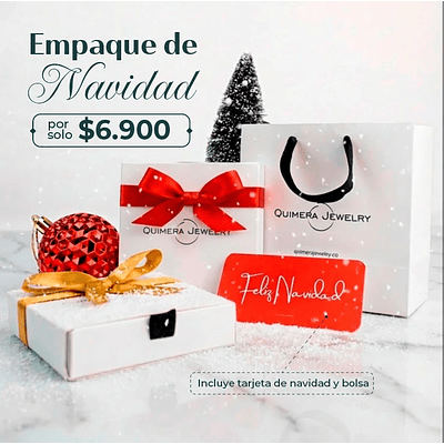 Empaque edición de Navidad listo para regalar