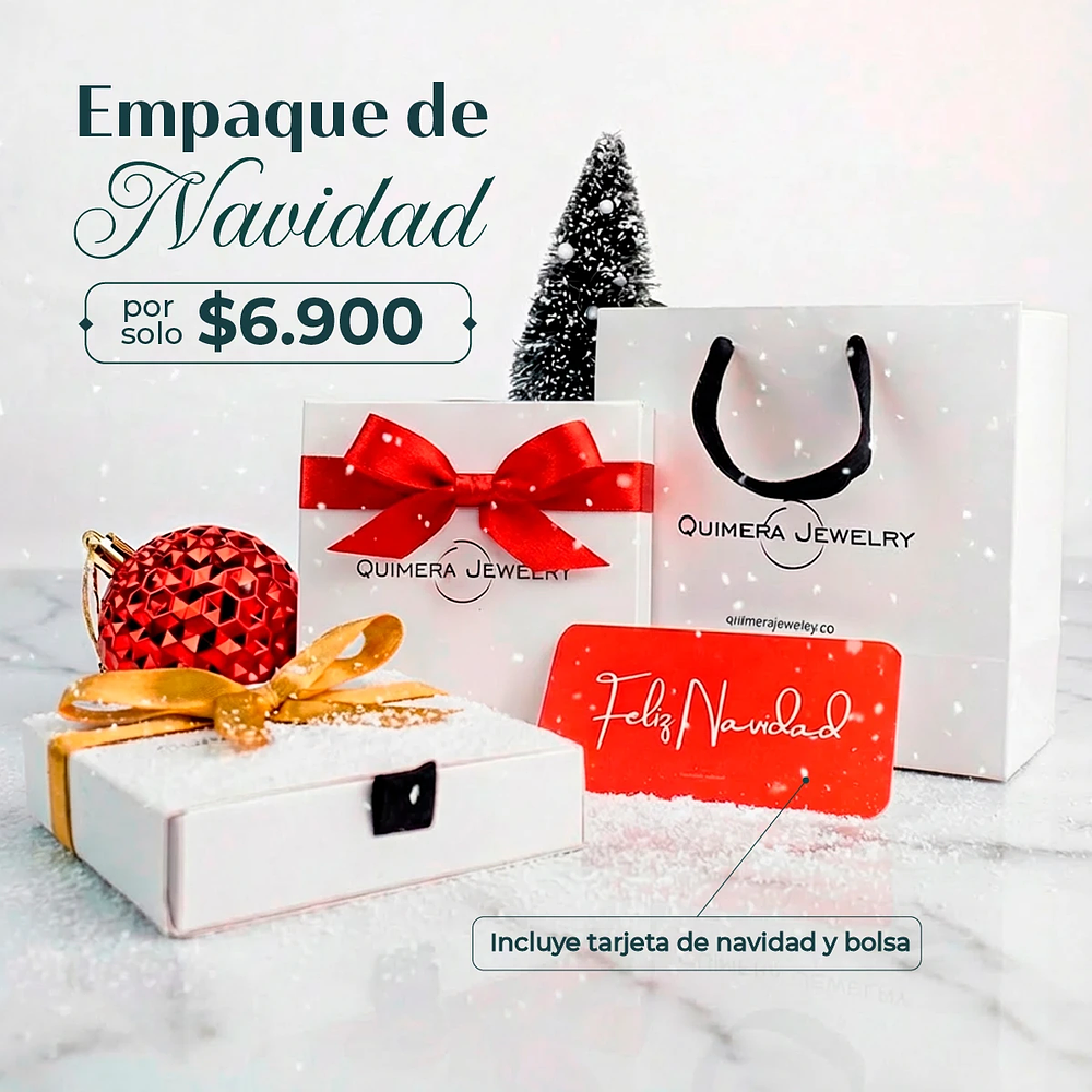 Empaque edición Navidad listo para regalar