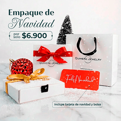 Empaque edición Navidad listo para regalar