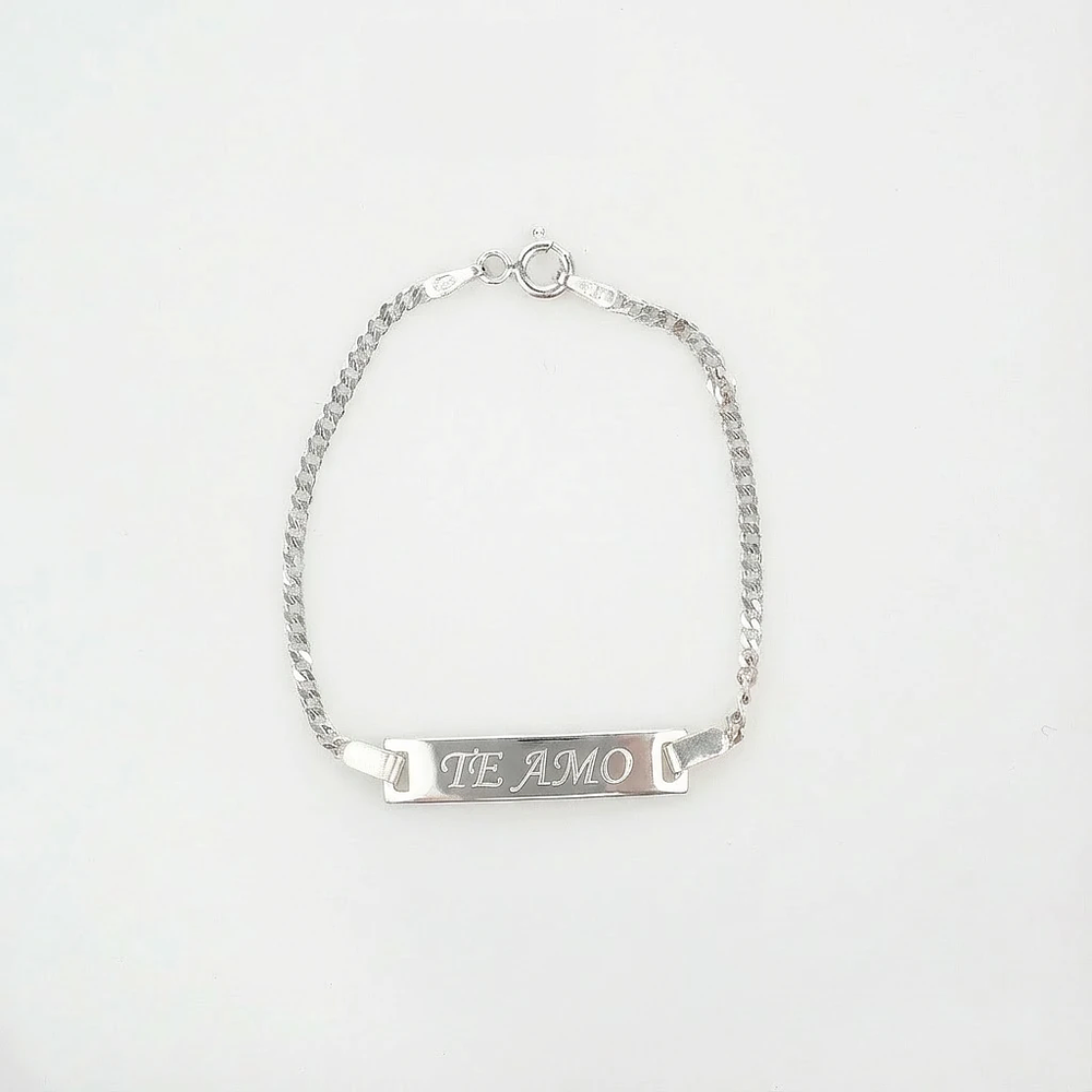 Pulsera esclava para niña en Plata Esterlina S925