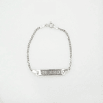 Pulsera esclava para niña en Plata Esterlina S925
