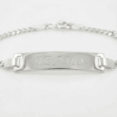 Pulsera esclava para niña en Plata Esterlina S925