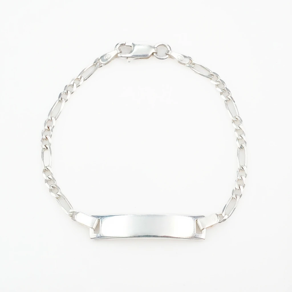 Pulsera esclava eslabonada para niño en Plata Esterlina S925