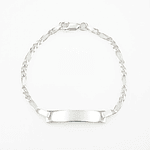 Pulsera esclava eslabonada para niño en Plata Esterlina S925