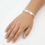 Pulsera esclava eslabonada para niño en Plata Esterlina S925