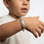 Pulsera esclava eslabonada para niño en Plata Esterlina S925