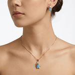 Set collar y aretes Labubu