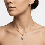 Set collar y aretes Labubu