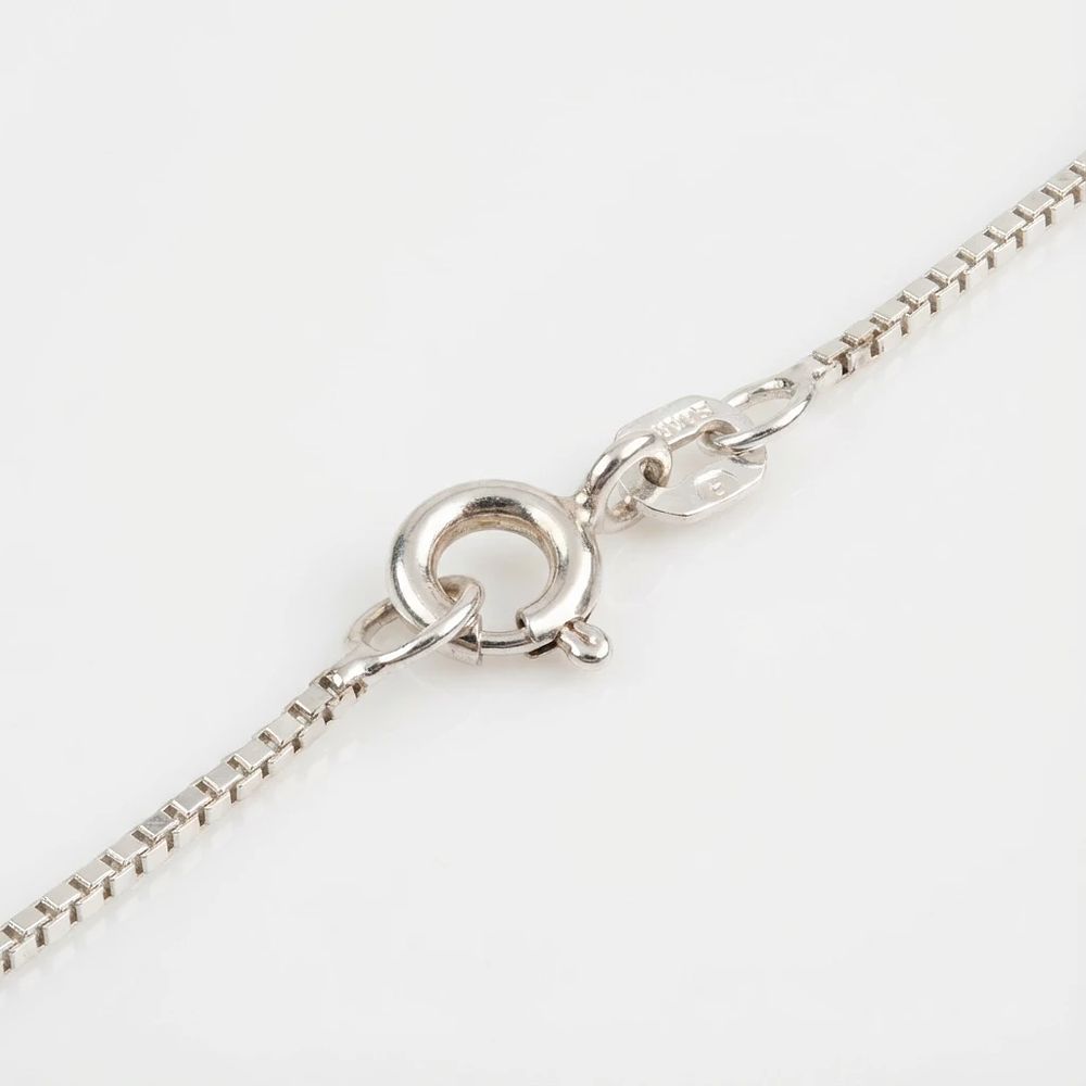 Relicario corazón con incrustaciones Plata Esterlina