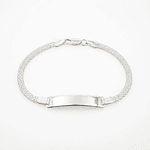 Pulsera esclava Plata 925 con tejido chinesco