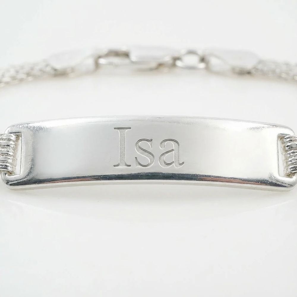 Pulsera esclava Plata 925 con tejido chinesco