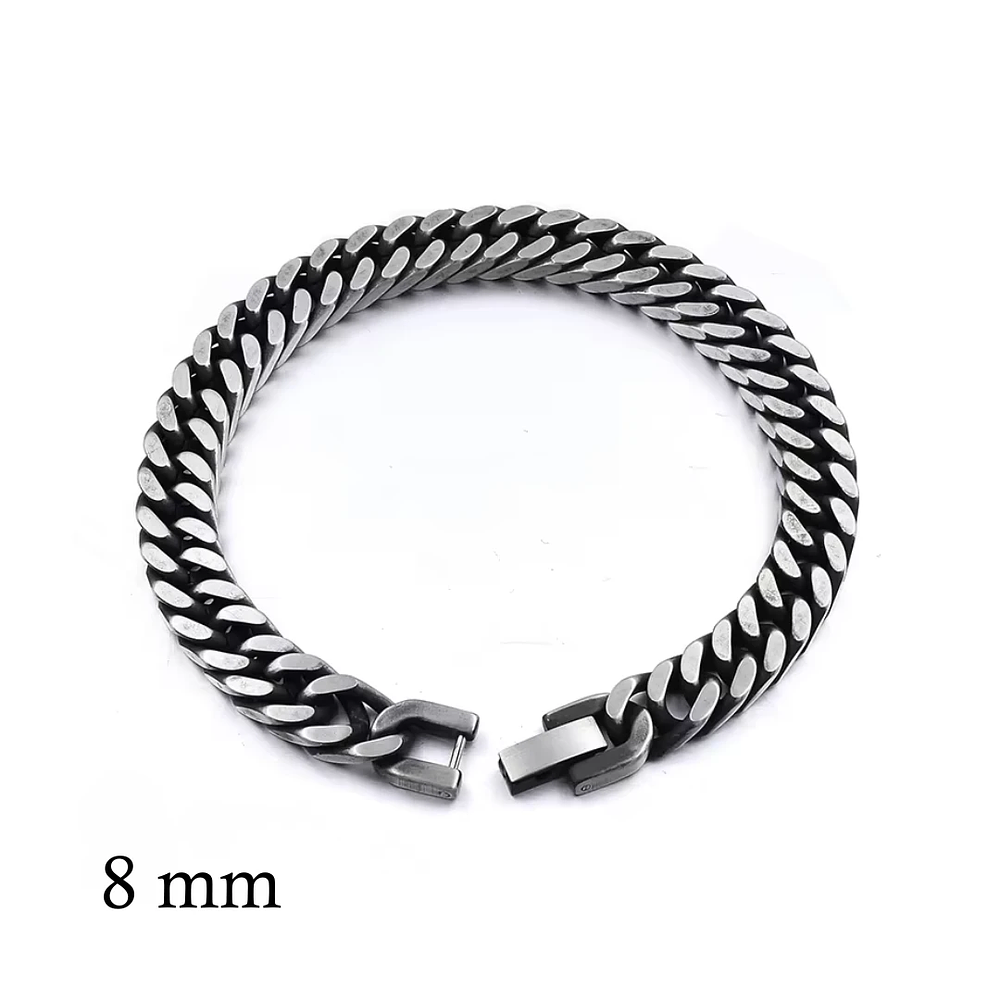 Pulsera eslabonada tipo cubana caballero