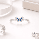 Anillo mariposa con incrustaciones Plata S925