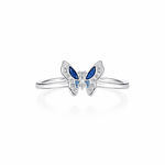 Anillo mariposa con incrustaciones Plata S925