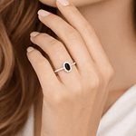 Anillo con circón y micro incrustaciones Plata Esterlina S925