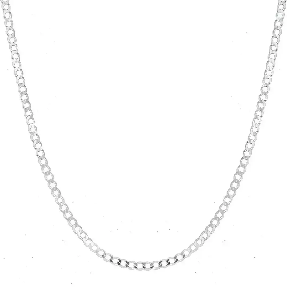 Cadena tipo eslabón Cubano en Plata S925 para Caballero