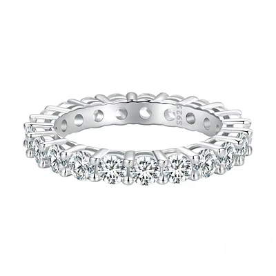 Anillo con micro incrustaciones en Plata S925 