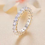 Anillo con micro incrustaciones en Plata S925 