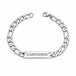 Set collar y pulsera Figaro personalizable 