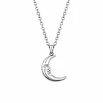 Collar de sol y luna con imán para parejas 