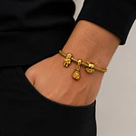 Pulsera Star Wars 3 charms Acero inoxidable 
