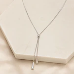 Collar corbatero gota de agua ajustable