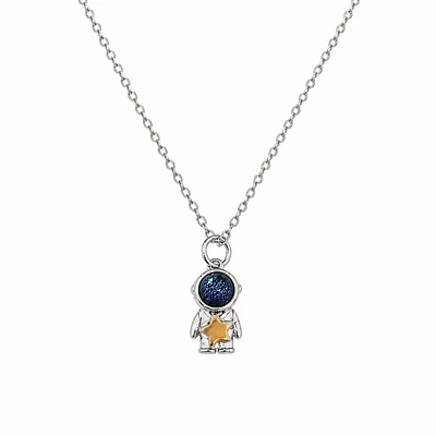 Collar astronauta con estrella