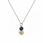 Collar astronauta con estrella