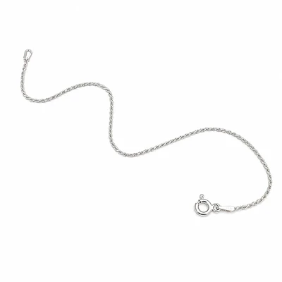 Pulsera con tejido lazo en Plata esterlina 