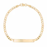 Pulsera Esclava para Hombre en Oro Laminado con Tejido Cubano
