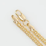 Pulsera Esclava para Hombre en Oro Laminado con Tejido Chinesco