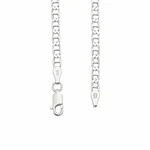 Pulsera esclava tejido marinero personalizable Plata S925