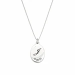 Kit Collares Medalla Circular y Ovalada Para Parejas Personalizables Plata S925