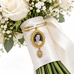 Camafeo personalizado para Ramo de Novia 