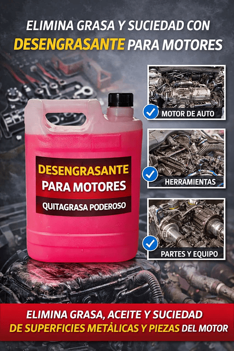 DESENGRAZANTE PARA MOTORES