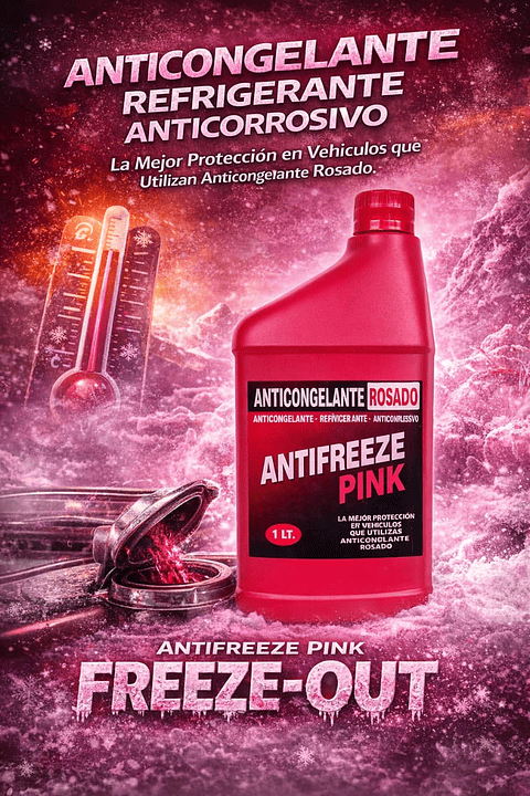 ANTICONGELANTE FREEZE-OUT PINK