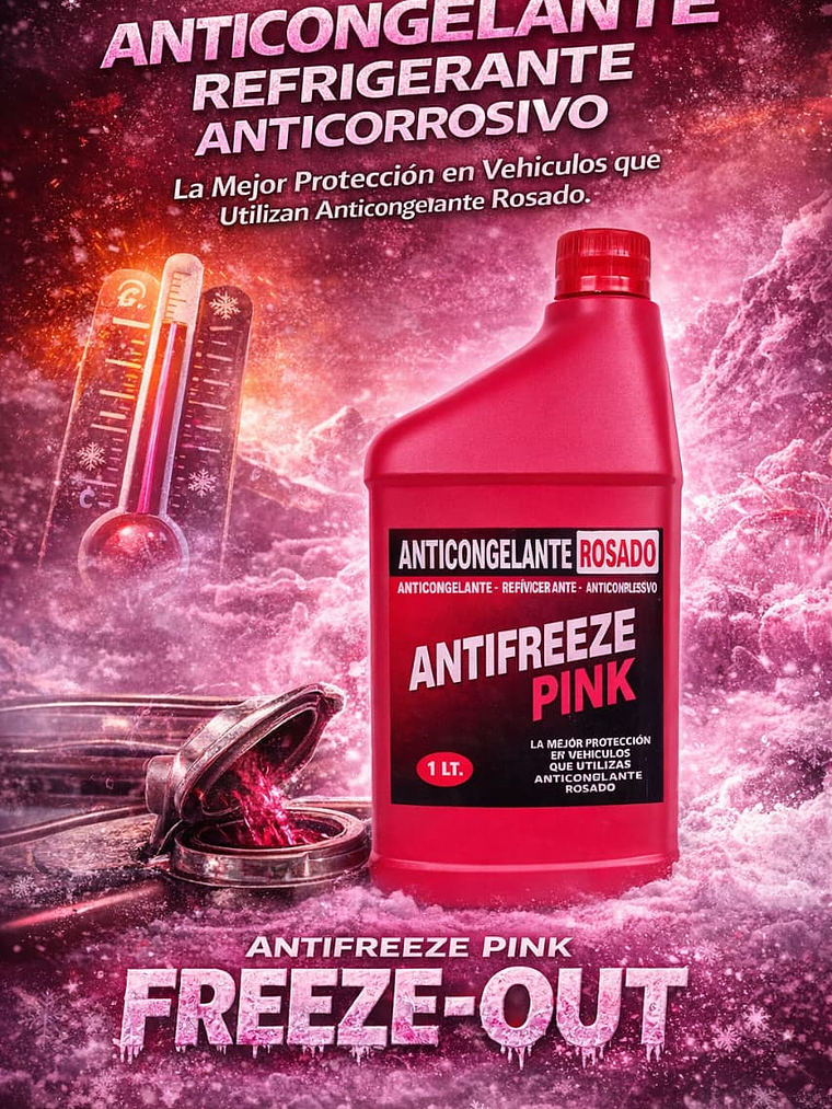 ANTICONGELANTE FREEZE-OUT PINK 1