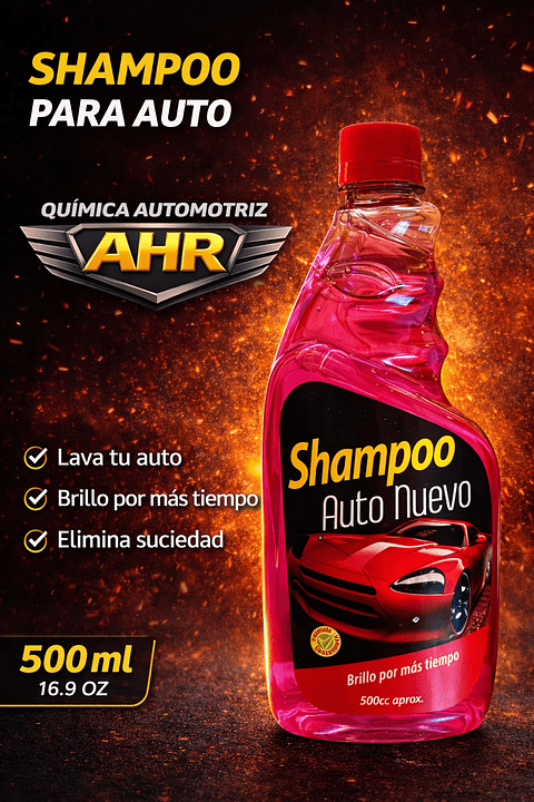 SHAMPOO PARA CARROCERIAS (500 cc)