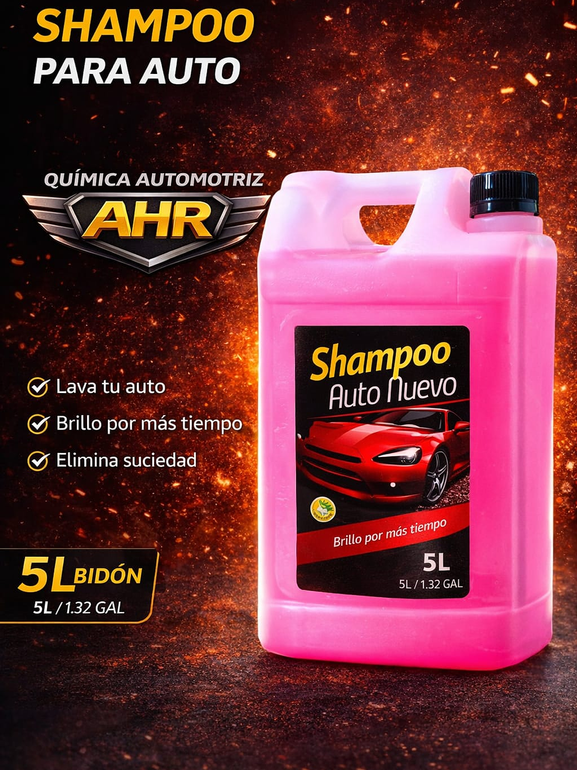 SHAMPOO PARA CARROCERIAS (5.LITROS) 1