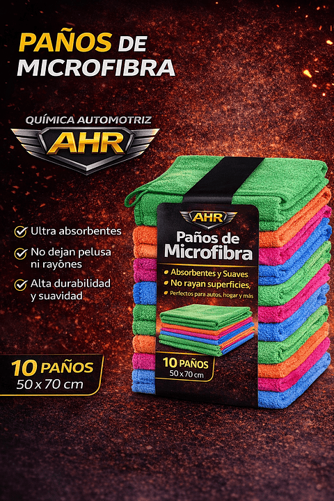 PAÑOS MICROFIBRA 50X70