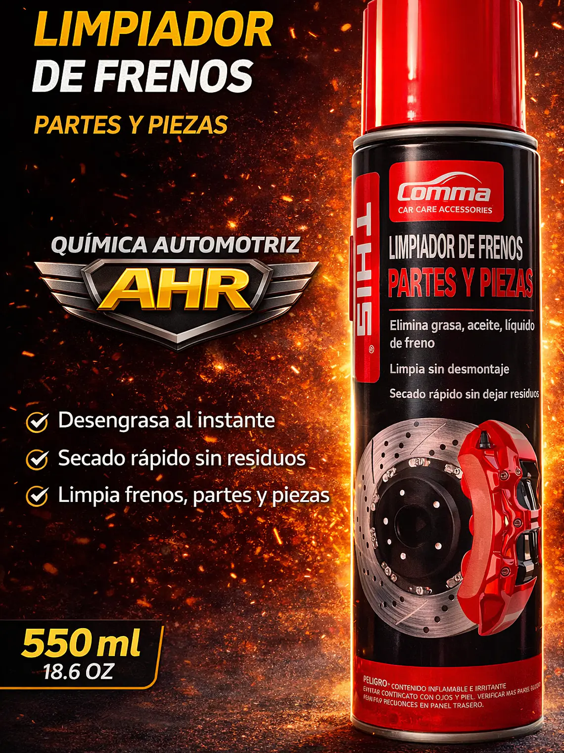 LIMPIADOR DE FRENOS EN SPRAY 1
