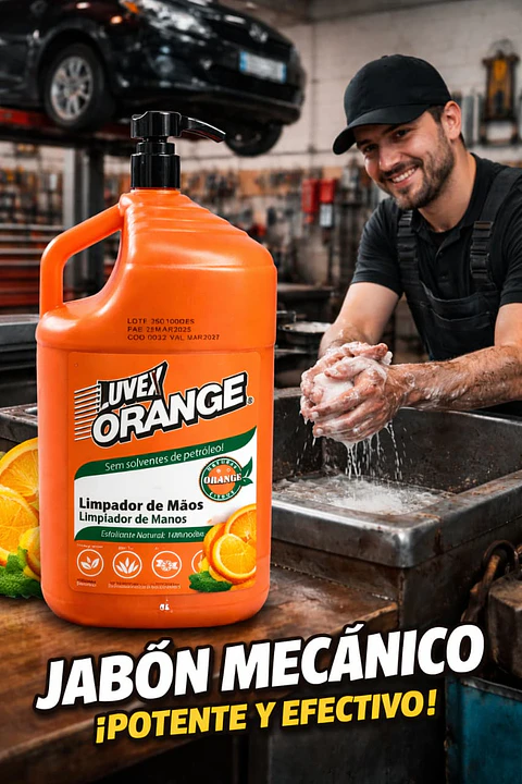 Jabón Mecánico AbrasivoLuvex de 4 litros