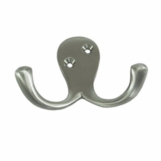 Percha doble cromada per14