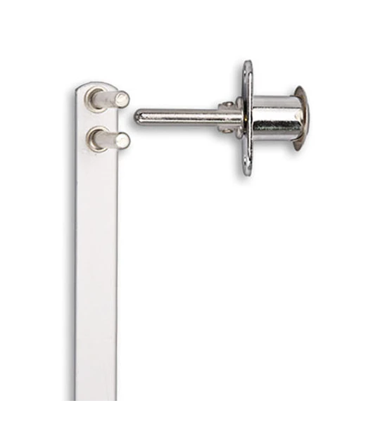 Cerradura 442-120 cm cajonera frontal, niquelada