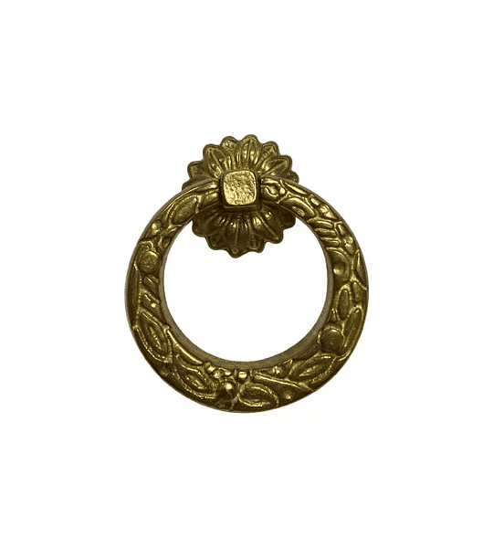 Tirador laurel 39 mm bronce pulido