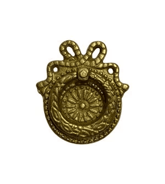 Tirador hector 50 mm bronce pulido