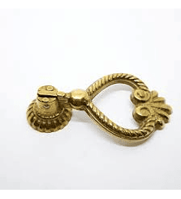 Tirador reina 60 mm bronce pulido