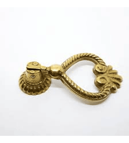 Tirador reina 60 mm bronce pulido