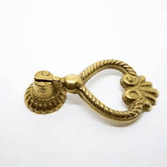Tirador reina 60 mm bronce pulido