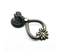 Tirador reina 70 mm bronce patinado